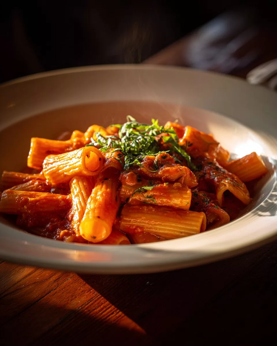 Creamy Tomato Garlic Pasta