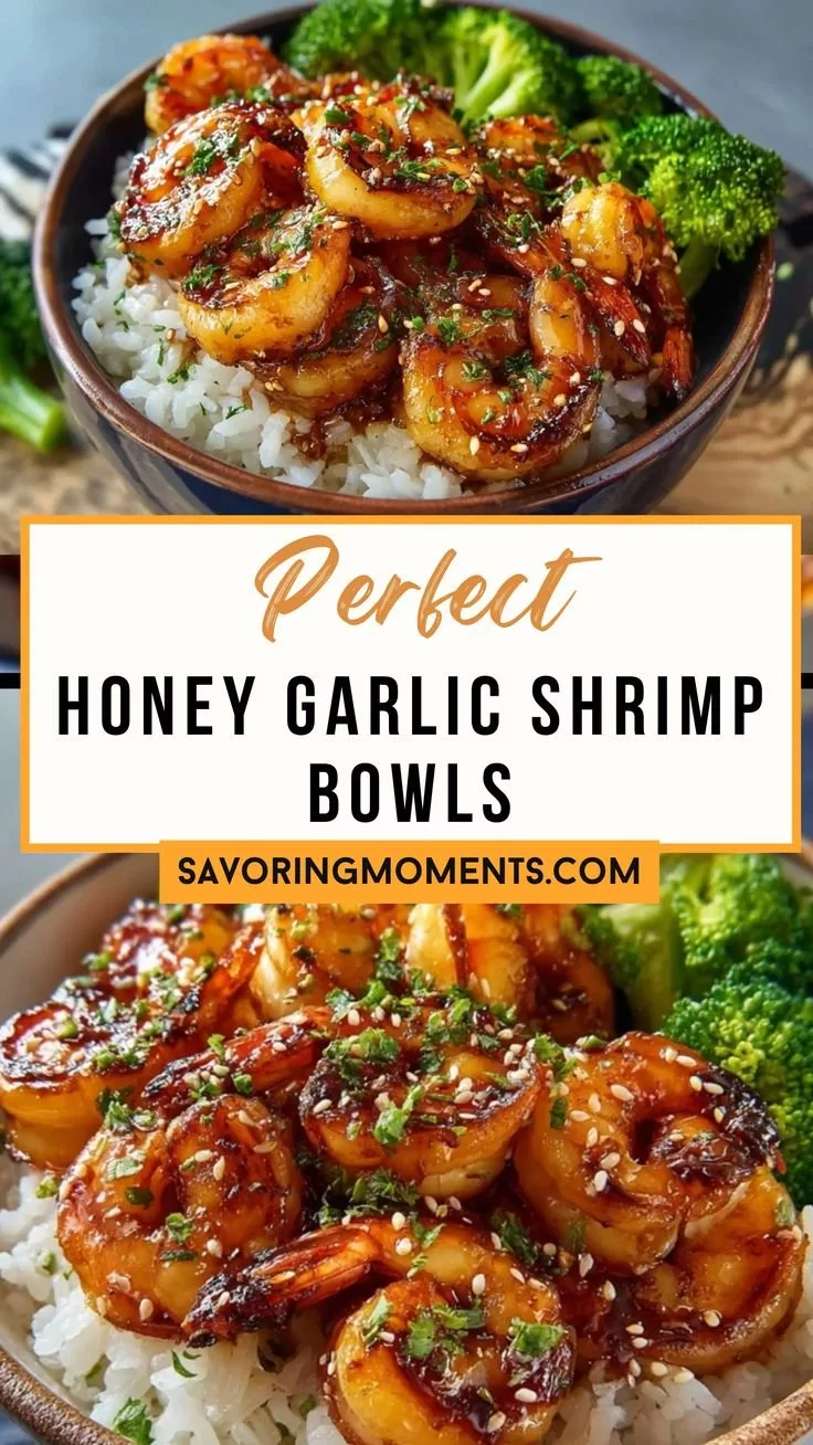 Honey Garlic Shrimp Bowls