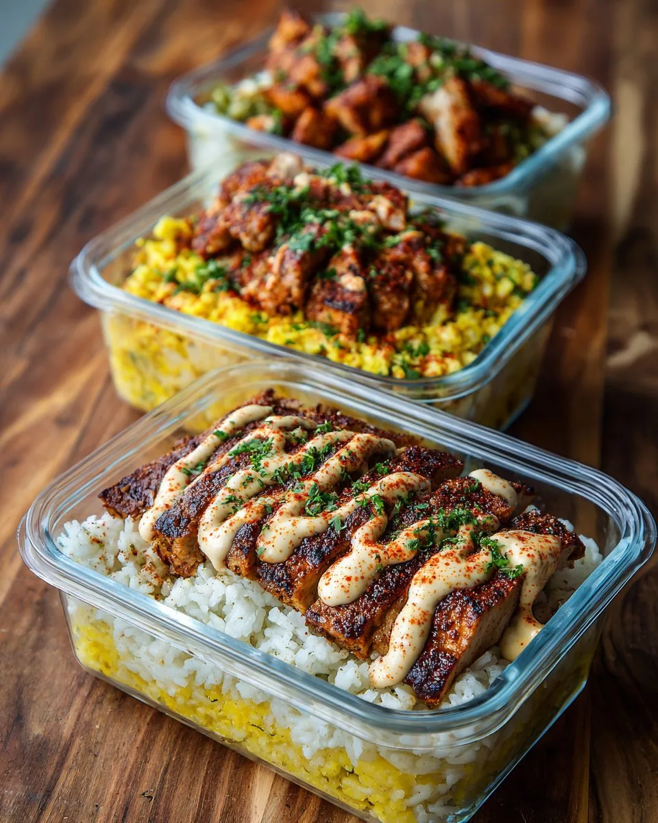 Creamy Cajun Chicken and Rice Bowls