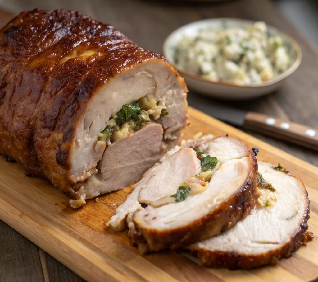 Jalapeño Stuffed Bacon Wrapped Pork Tenderloin Recipe