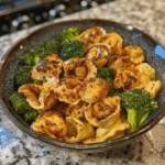 Garlic Parmesan Chicken Tortellini & Broccoli – Quick & Easy Dinner