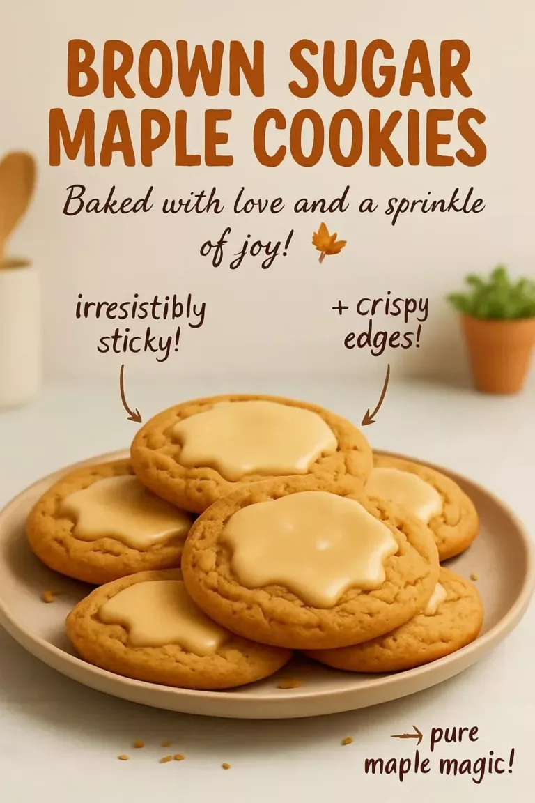 Freshly baked Brown Sugar Maple Cookies on a cooling rack