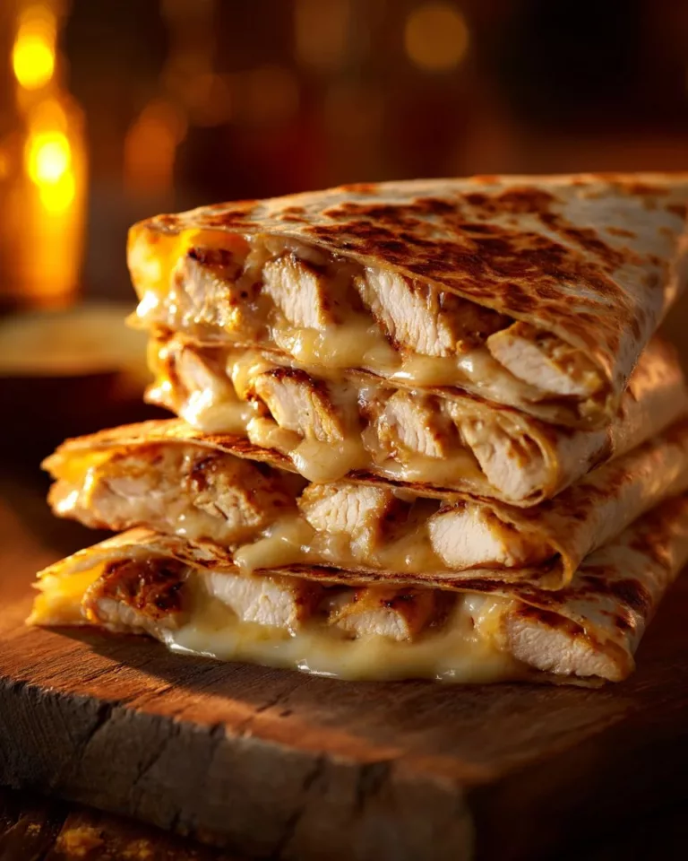 Cheesy garlic chicken wraps served with fresh vegetables and a side of dip.