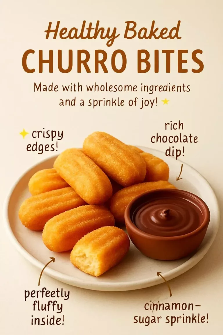 Plate of healthy baked churro bites coated in cinnamon sugar