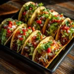 Oven-Baked Cheesy Tacos (Crispy & Loaded)