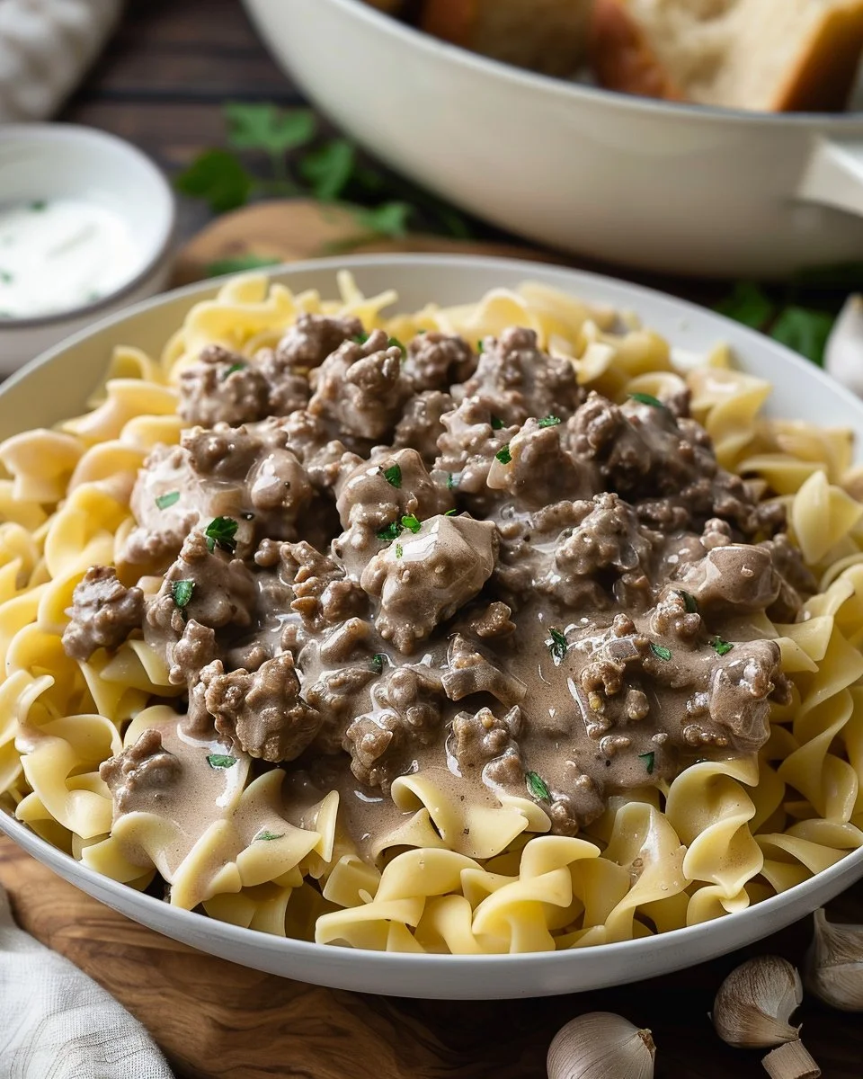 30-Minute Ground Beef Stroganoff