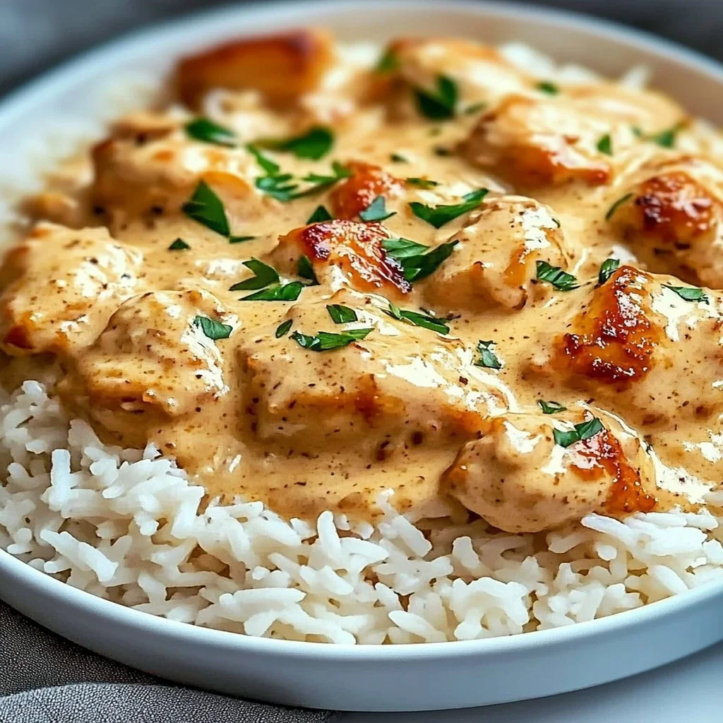 Best Smothered Chicken and Rice Recipe