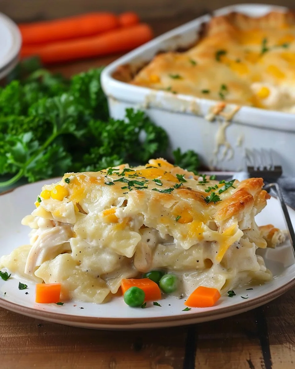 Classic Chicken Pot Pie Pasta