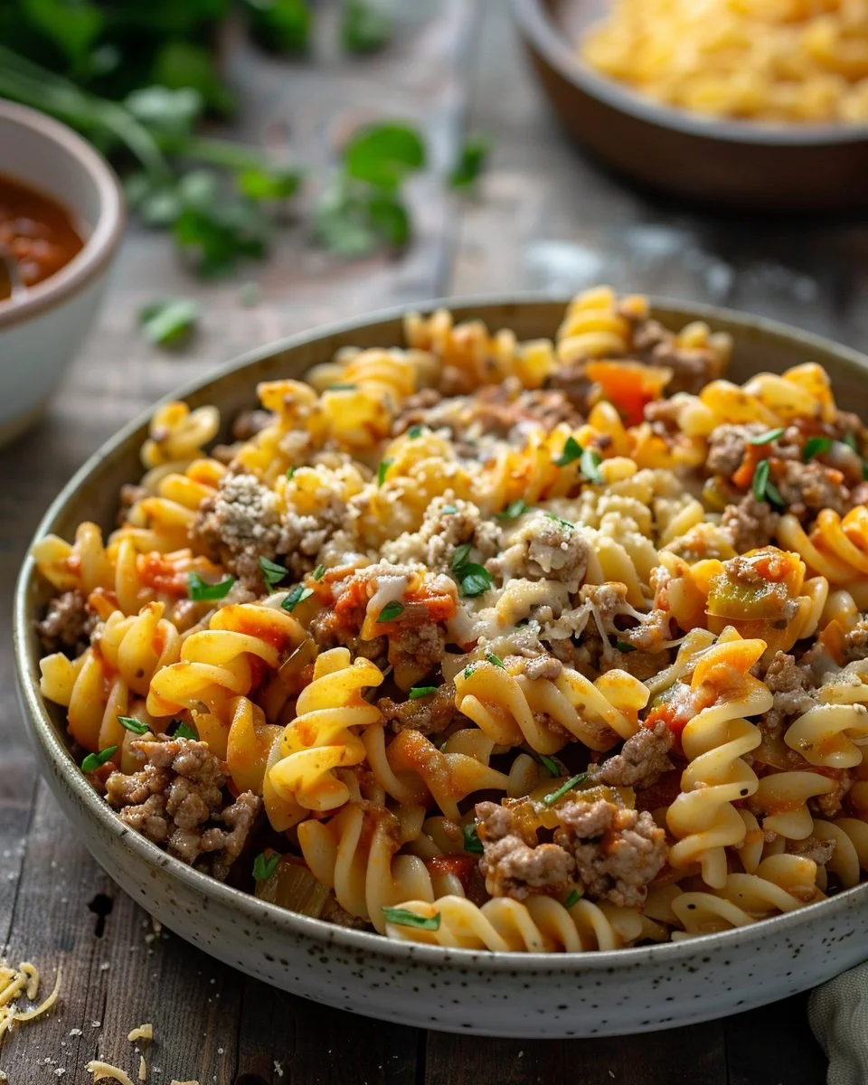 Creamy Rotel Pasta with Ground Beef for Cozy Weeknight Dinners