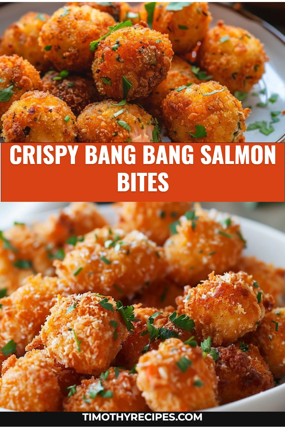 Crispy Bang Bang Salmon Bites