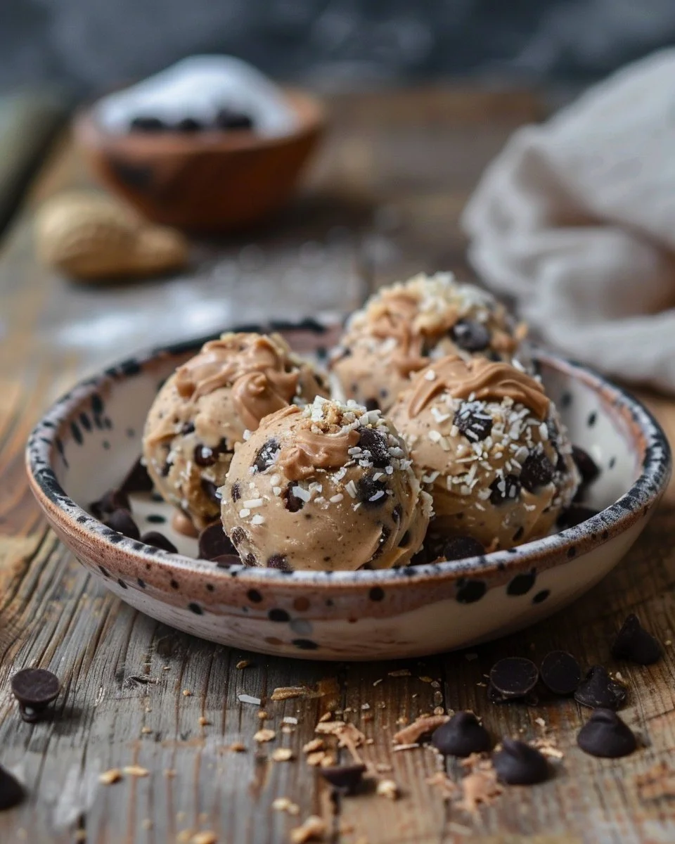 Frozen Greek Yogurt Peanut Butter Bites
