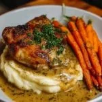 Garlic Herb Chicken & Carrot Plate
