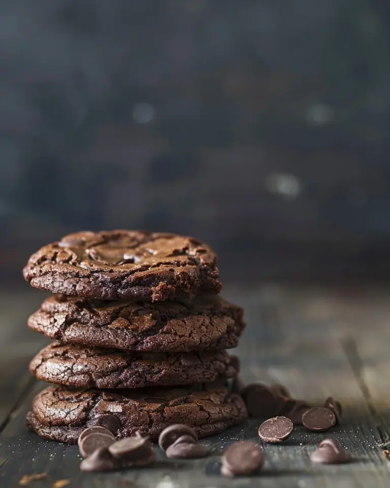 Delicious gourmet brownie cookies with a rich chocolate flavor.