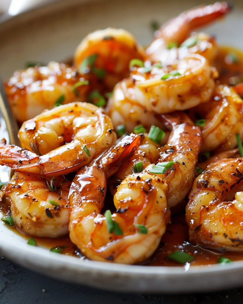 High-Protein Honey Garlic Shrimp