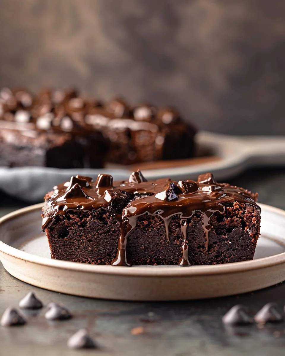 Hot Fudge Brownie Bread