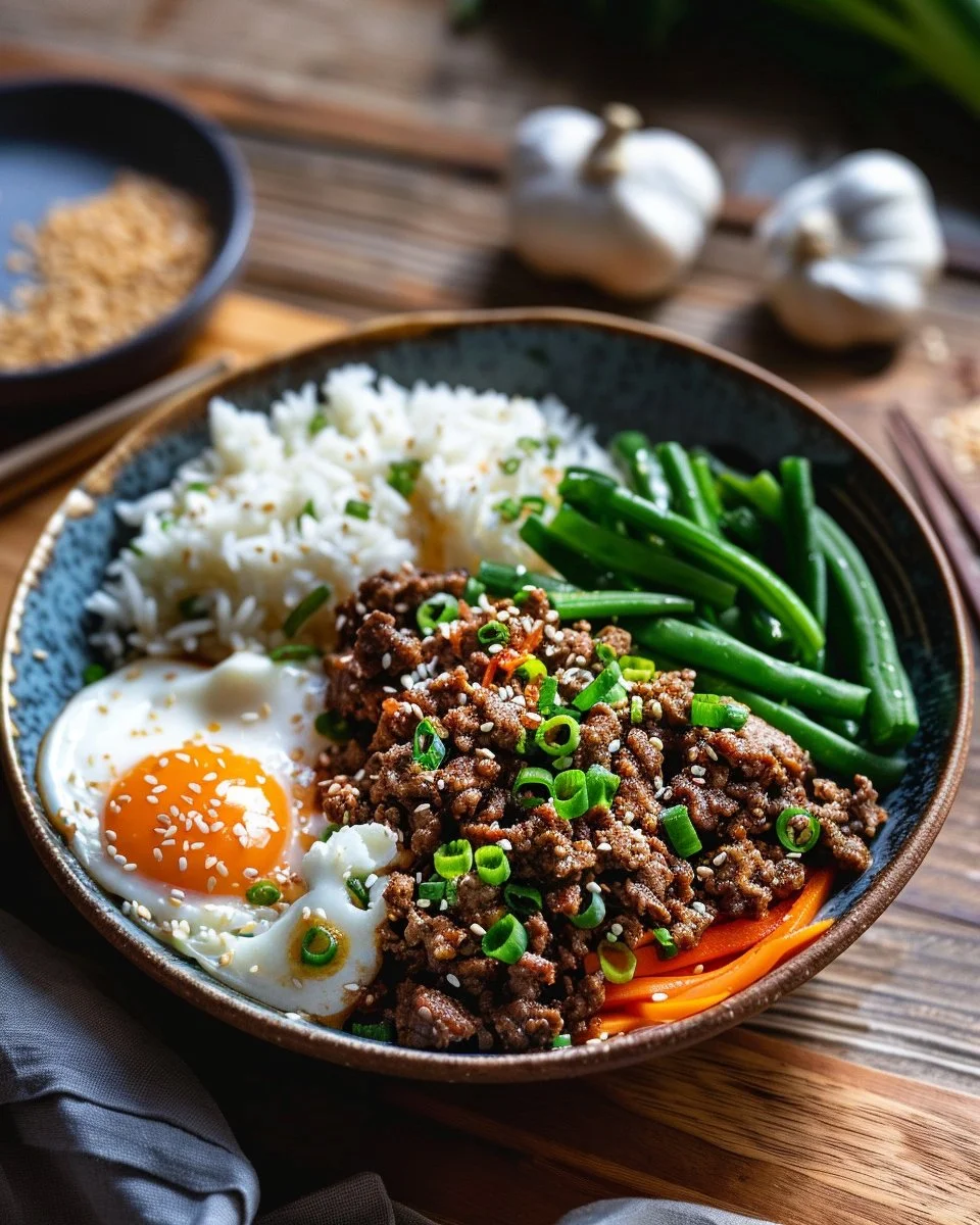 Korean Ground Beef Bowl