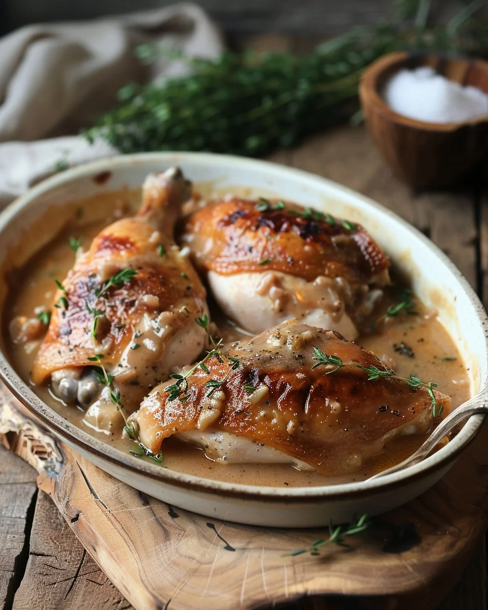 Slow Cooker Chicken and Gravy
