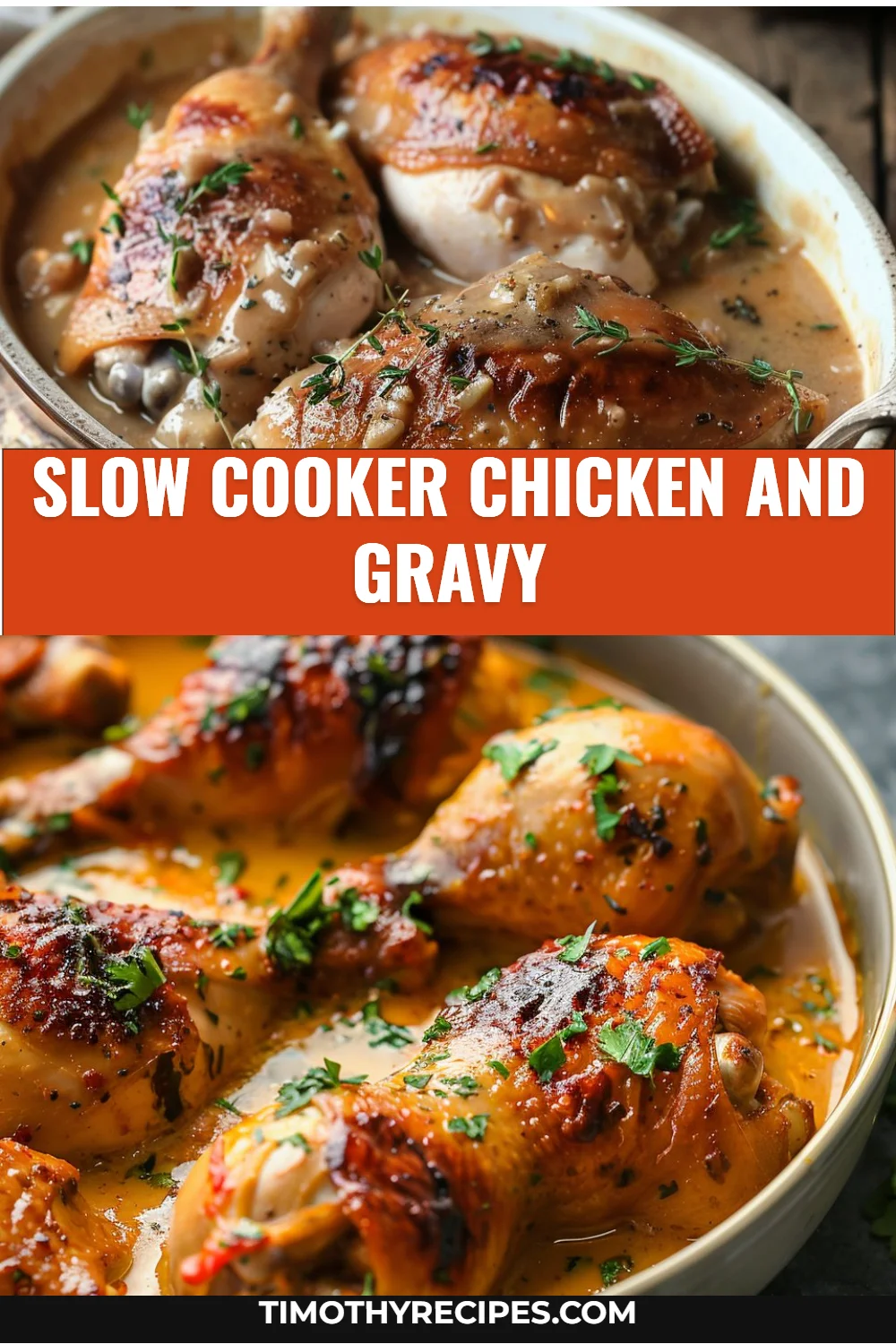 Slow Cooker Chicken and Gravy