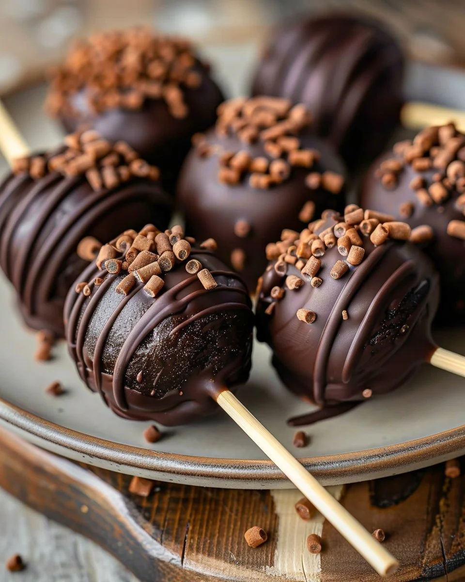 Starbucks Copycat Chocolate Cake Pops