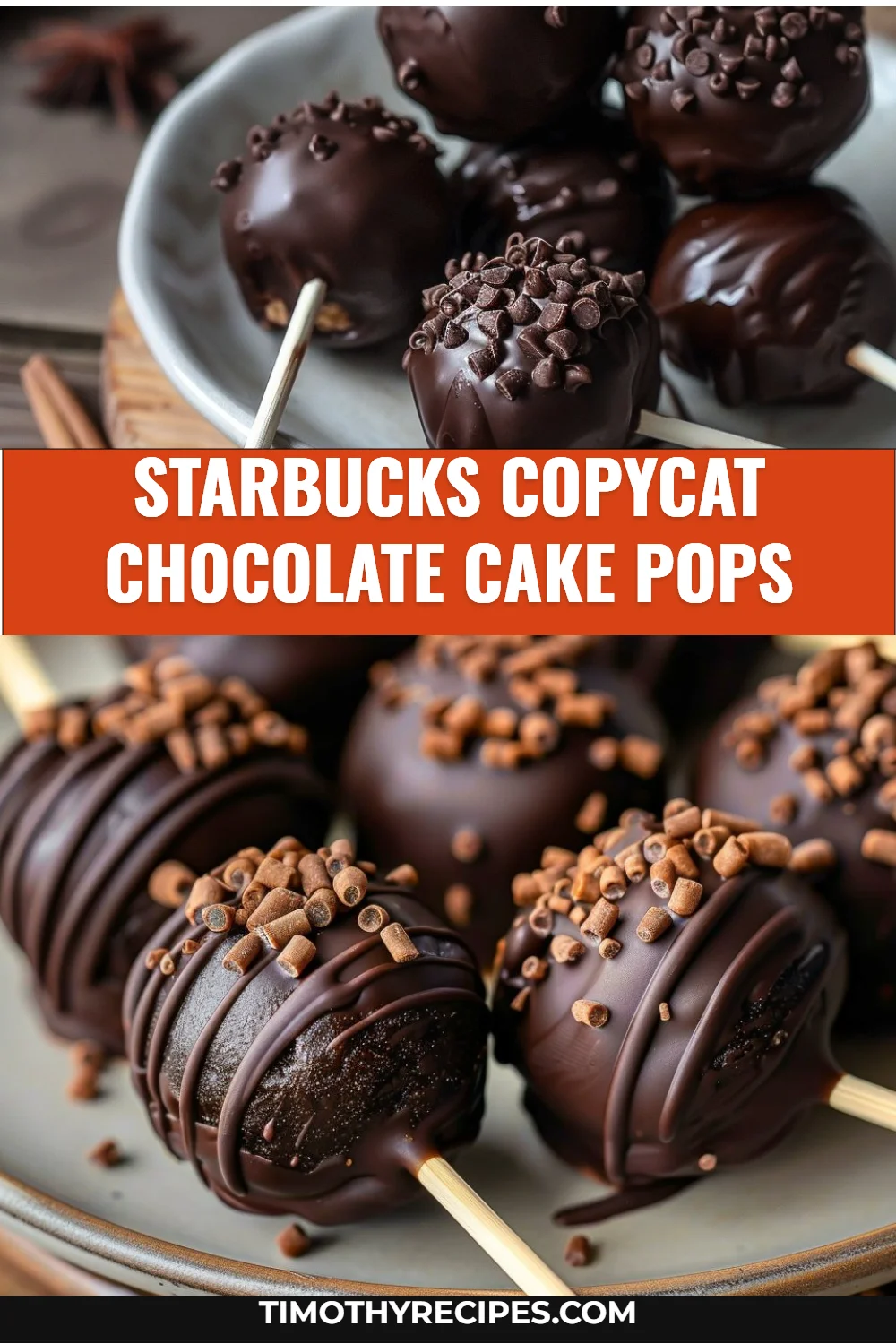 Starbucks Copycat Chocolate Cake Pops
