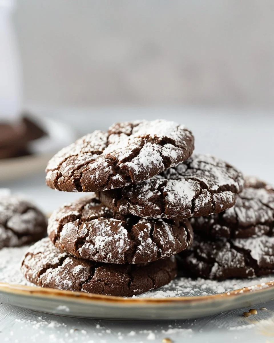 The BEST Chocolate Crinkle Cookies Recipe