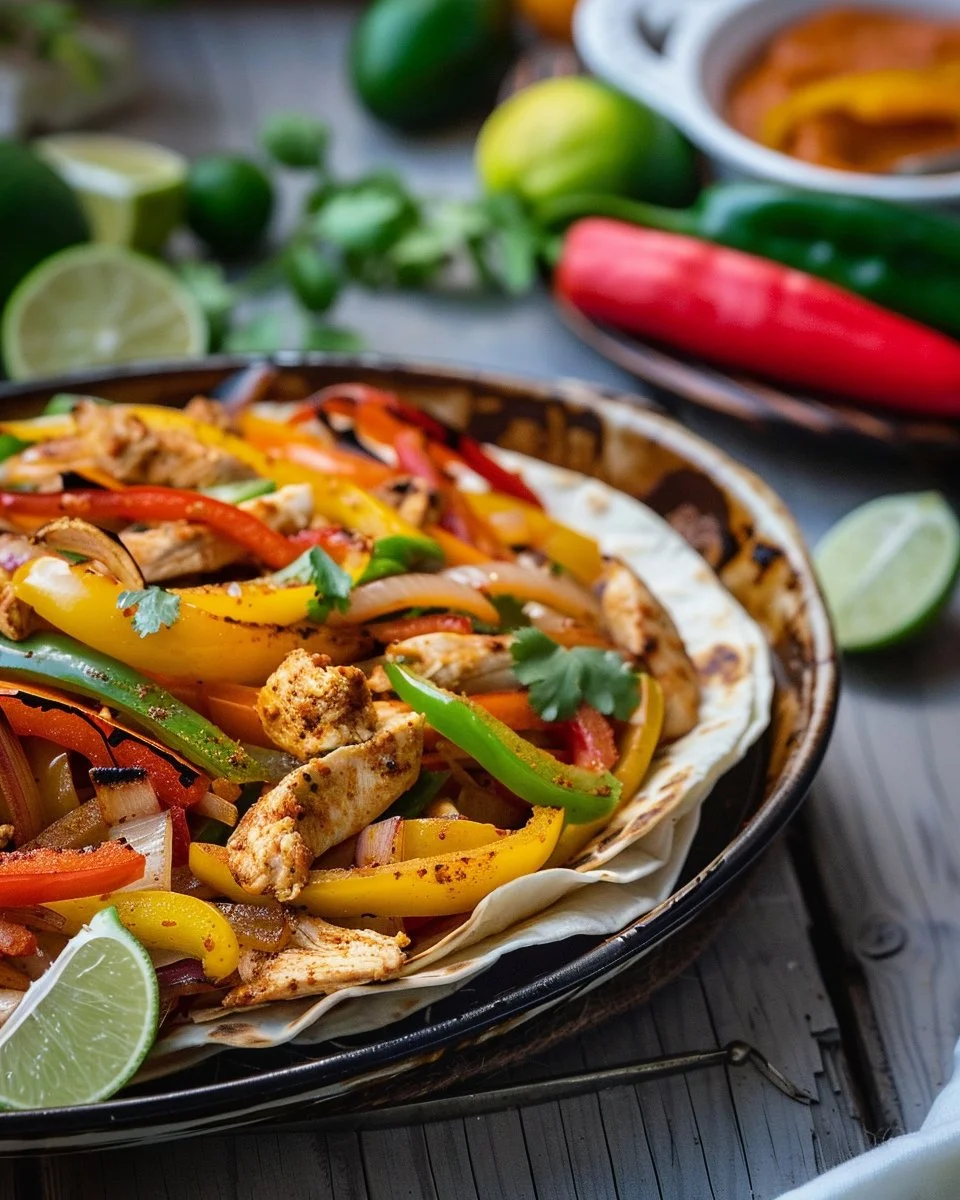 The BEST Easy Chicken Fajitas
