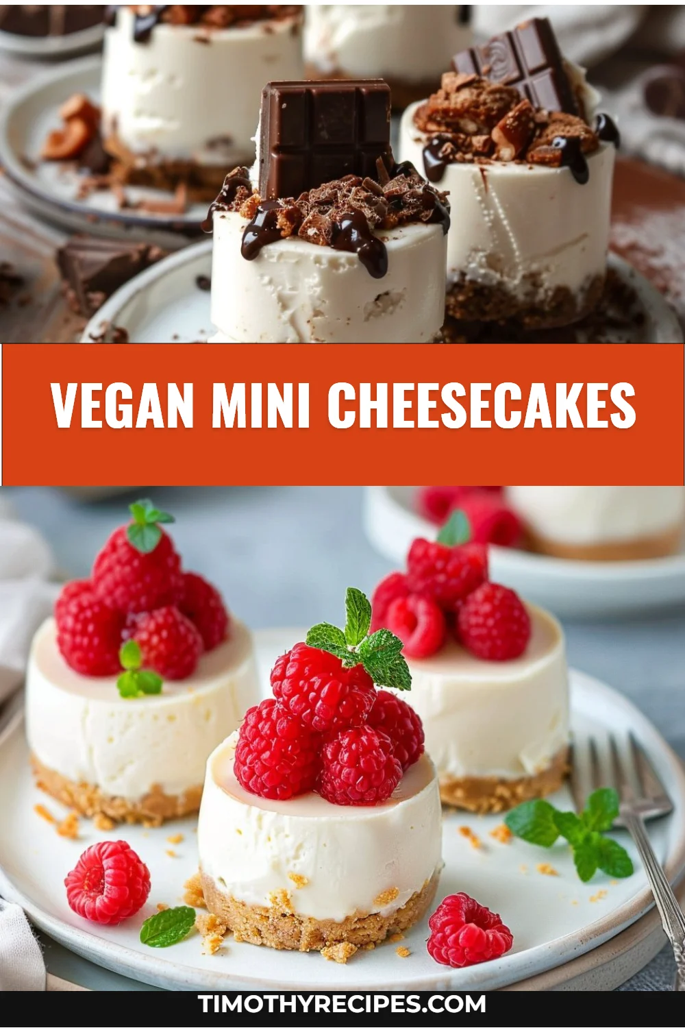 Vegan Mini Cheesecakes