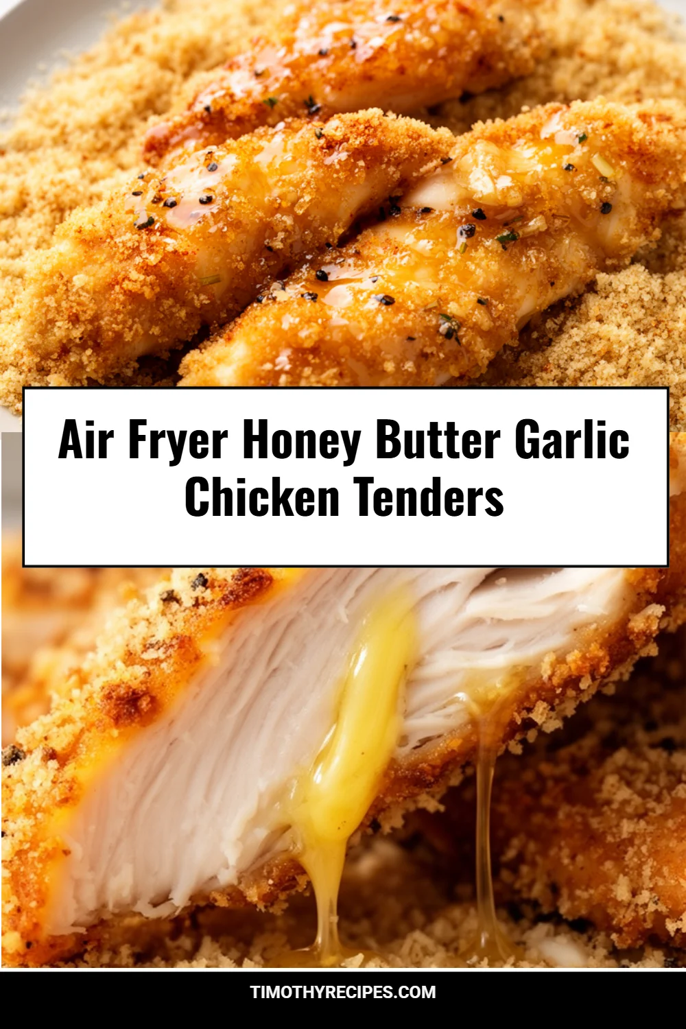 Air Fryer Honey Butter Garlic Chicken Tenders