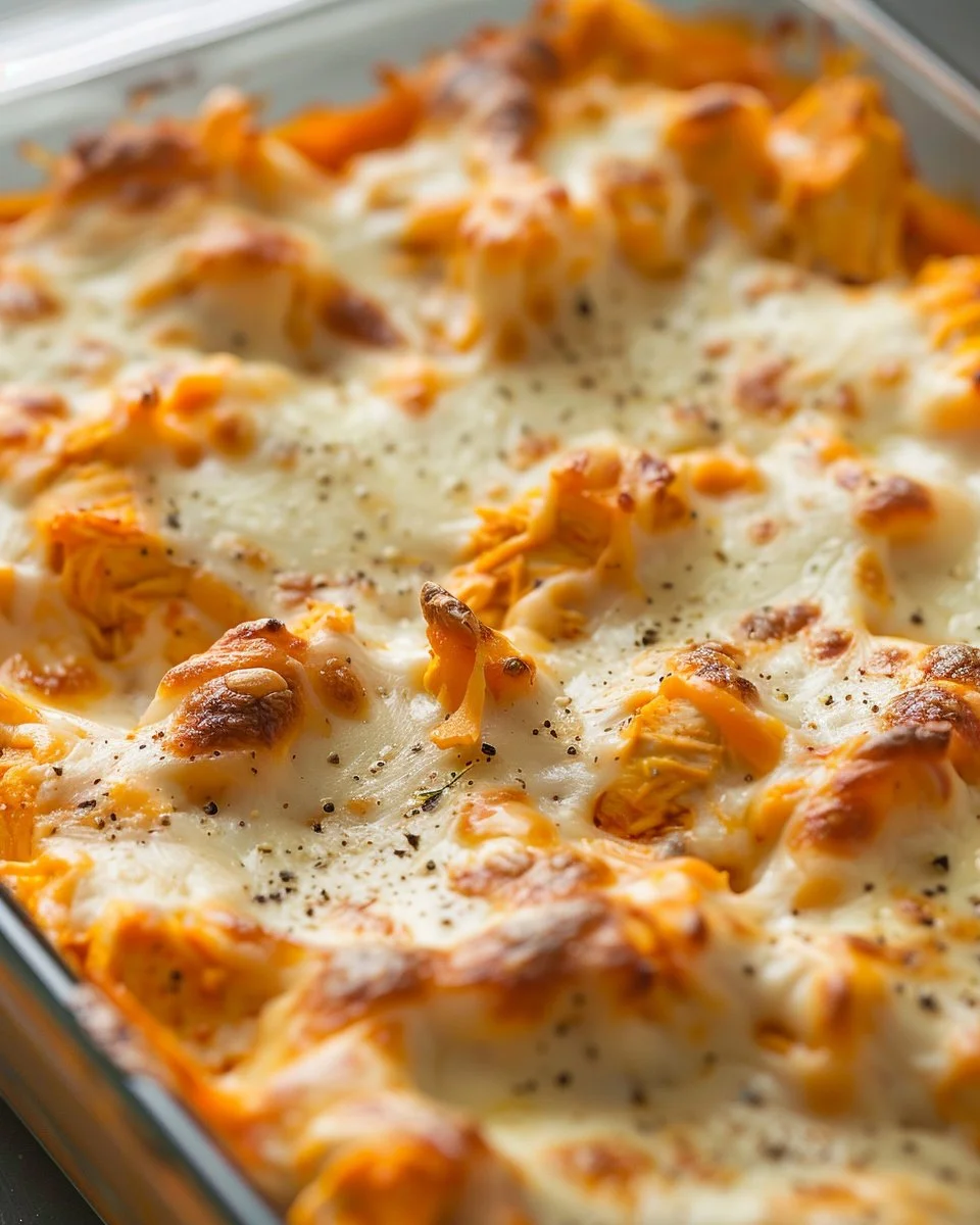 Buffalo Chicken Cheese Bake