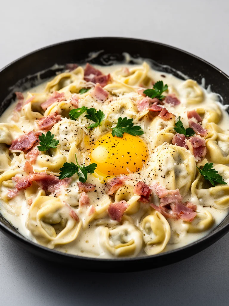Creamy Tortellini Carbonara