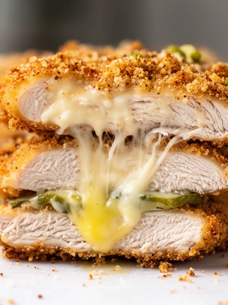 Crispy Dill Pickle Parmesan Chicken