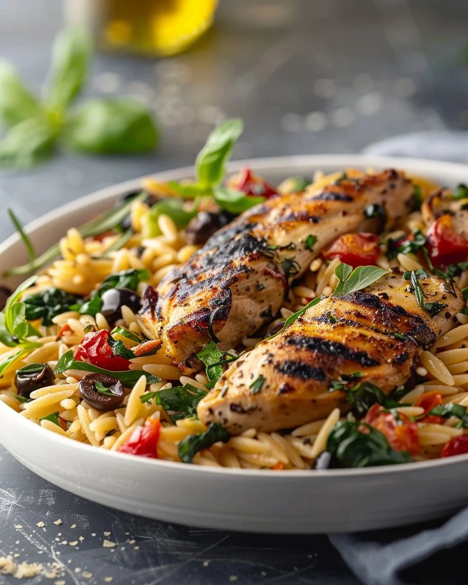 Flavorful Mediterranean Chicken Orzo Recipe For A Healthy Dinner