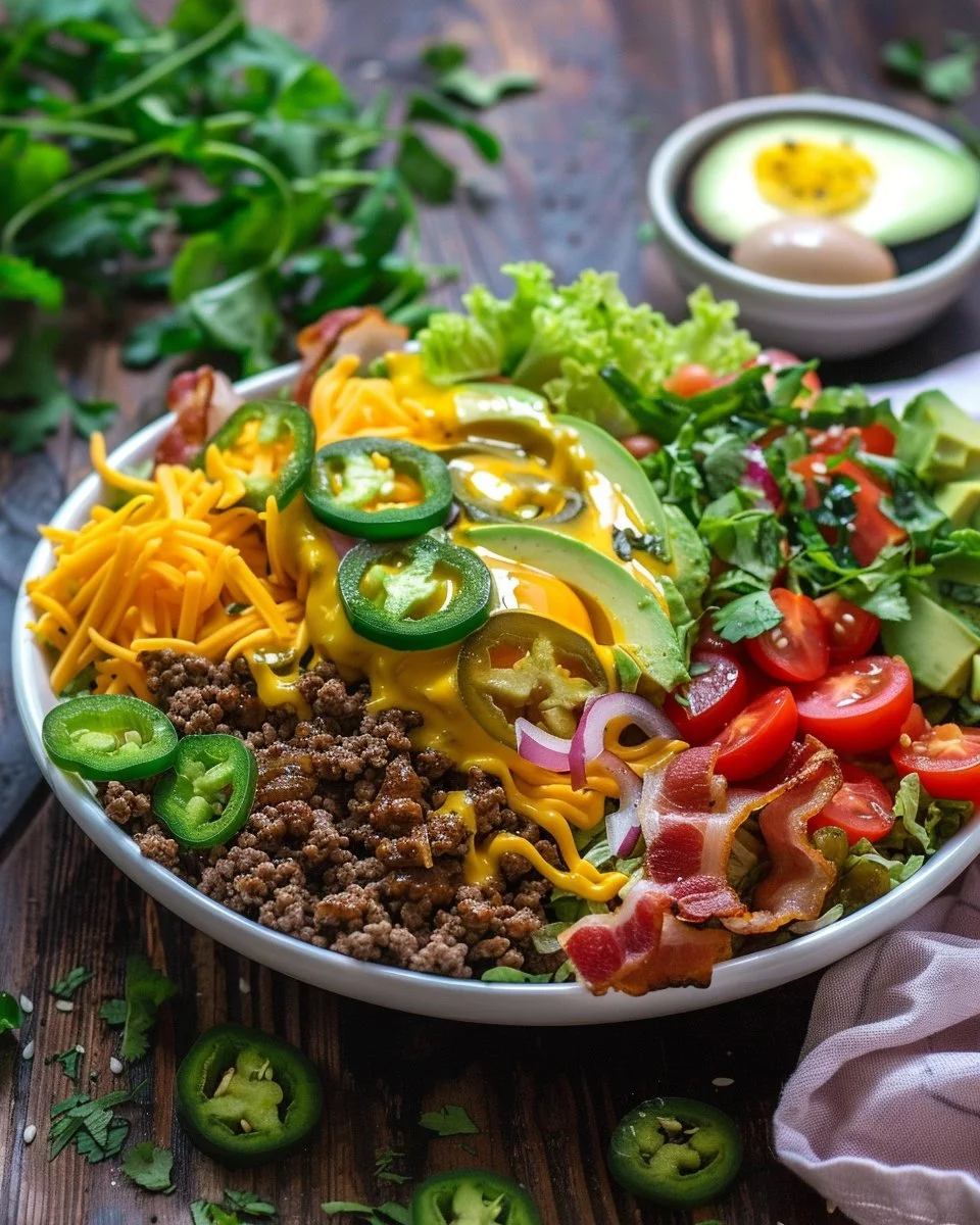 High-Protein Cheeseburger Bowls Recipe – Low-Carb Meal Prep with Ground Beef & Burger Sauce