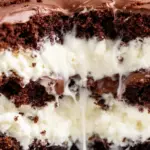 Italian Love Cake decorated with fresh berries and cream, symbolizing sweetness and romance.