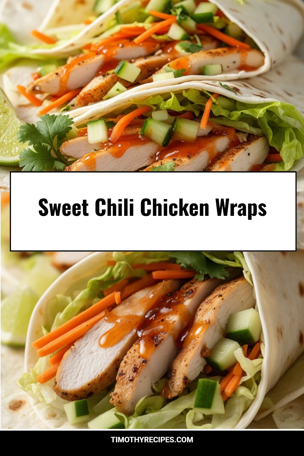 Sweet Chili Chicken Wraps